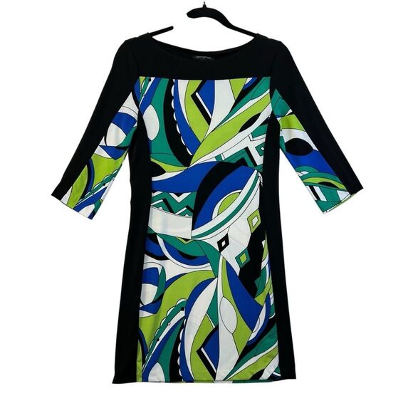 Xs Mod Banana Republic stretch 3/4 sleeve shift dress. - Picture 1 of 16